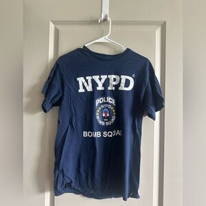 NYPD Unisex Navy Blue T-Shirt